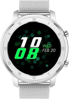 Belesy LOVE Smartwatch Milanees Staal Zilver