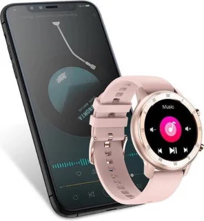 Belesy LOVE Smartwatch Milanees Staal Zilver