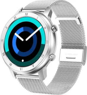 Belesy LOVE Smartwatch Milanees Staal Zilver