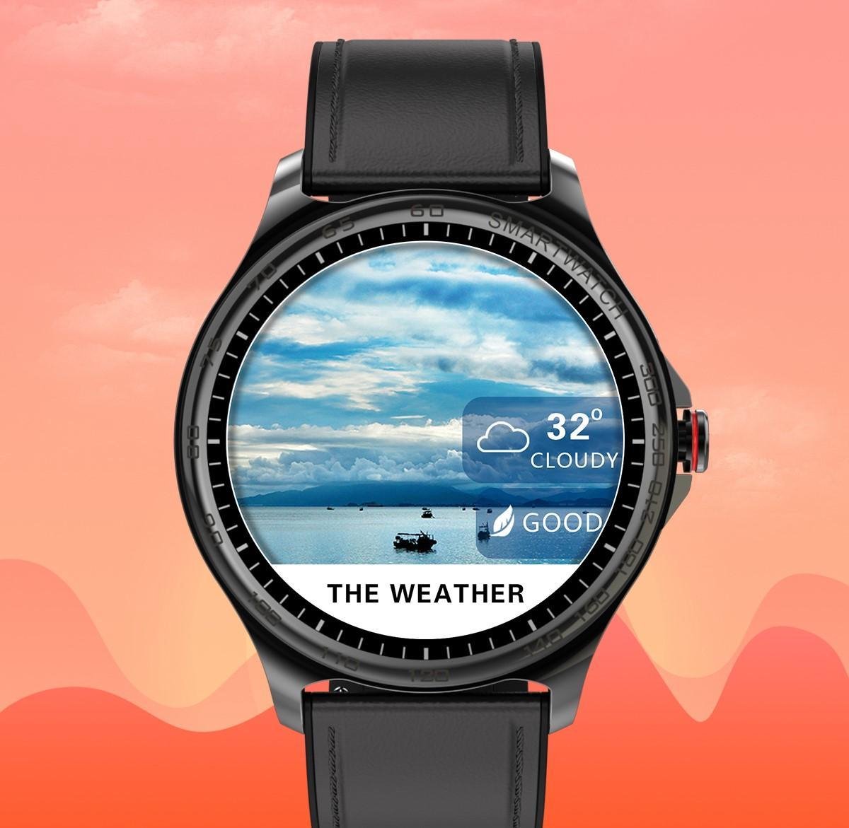 Belesy MARS Smartwatch Zwart Staal Schakel