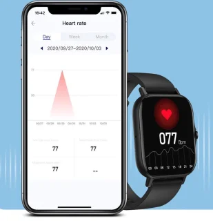 Belesy Meander Smartwatch Unisex Goud Siliconen 1.78 inch