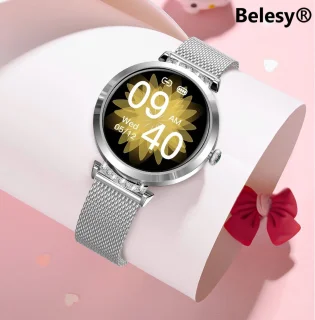 Belesy New Jersey Smartwatch Milanees Roségoud