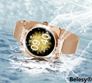 Belesy New Jersey Smartwatch Milanees Roségoud