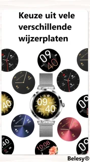 Belesy New Jersey Smartwatch Milanees Roségoud