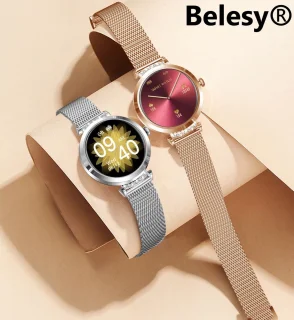 Belesy New Jersey Smartwatch Milanees Roségoud
