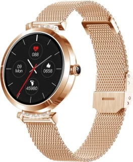 Belesy New Jersey Smartwatch Milanees Roségoud