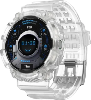Belesy NUMBER 2 Smartwatch Zilver Siliconen