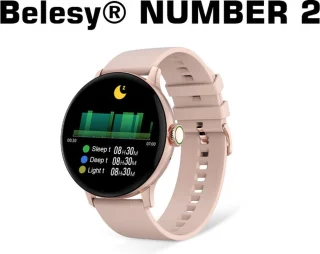 Belesy NUMBER 2 Smartwatch Zilver Siliconen