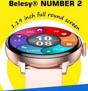 Belesy NUMBER 2 Smartwatch Zilver Siliconen