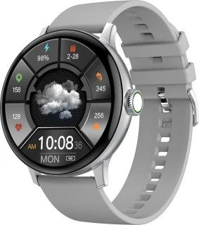 Belesy NUMBER 2 Smartwatch Zilver Siliconen