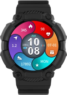 Belesy NUMBER 2 Smartwatch Zwart