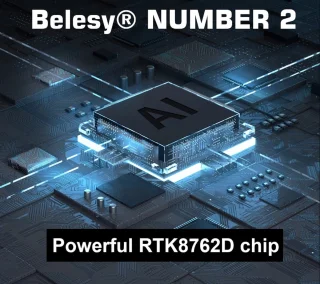 Belesy NUMBER 2 Smartwatch Zwart