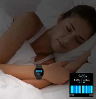 Belesy OCTA Smartwatch Zwart 1.54 inch