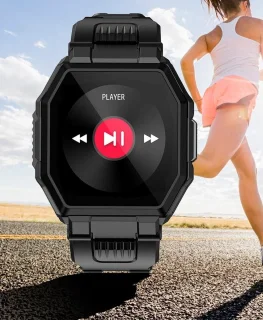 Belesy OCTA Smartwatch Zwart 1.54 inch