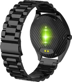 Belesy POWER Smartwatch Staal Zwart