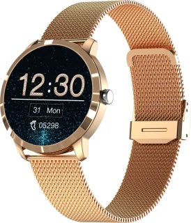 Belesy Q8LG 2022 Smartwatch Rosé Goud Staal