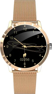 Belesy Q8LG 2022 Smartwatch Rosé Goud Staal