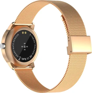 Belesy Q8LG 2022 Smartwatch Rosé Goud Staal