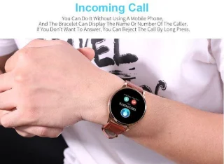 Belesy Q9 2021 Smartwatch Milanees Staal Zilver