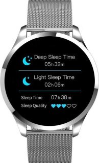Belesy Q9 2021 Smartwatch Milanees Staal Zilver