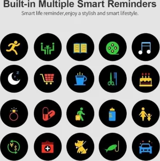 Belesy Q9 2021 Smartwatch Milanees Staal Zilver