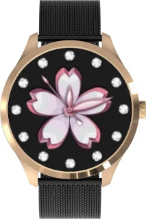 Belesy Q9 Pro Smartwatch Goud Zwart Staal