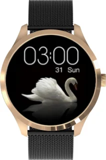 Belesy Q9 Pro Smartwatch Goud Zwart Staal