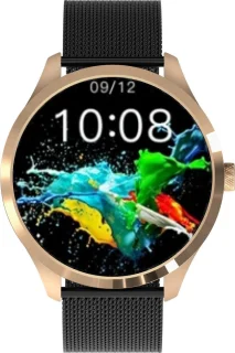Belesy Q9 Pro Smartwatch Goud Zwart Staal