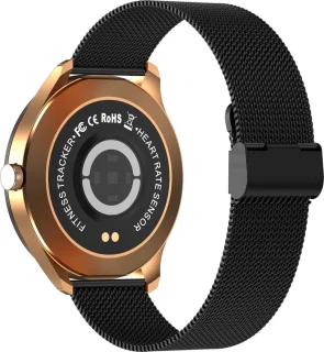 Belesy Q9 Pro Smartwatch Goud Zwart Staal