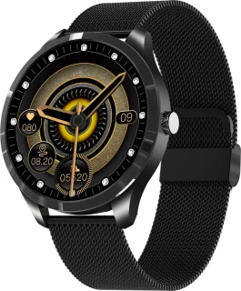 Belesy Q9 Pro Smartwatch Staal Zwart 1.28 inch