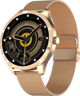 Belesy Q9 Pro Smartwatch Unisex Goud Staal 1.28 inch