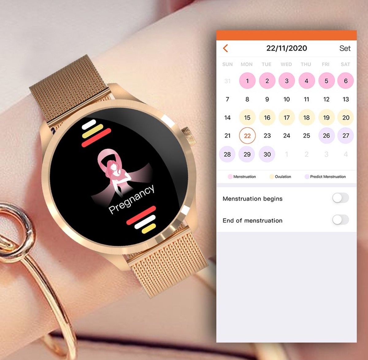 Belesy Q9 Pro Smartwatch Unisex Zwart Roze