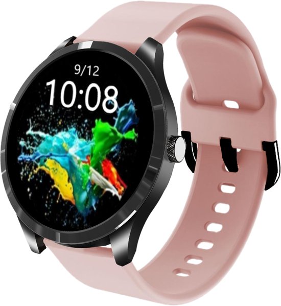 Belesy Q9 Pro Smartwatch Unisex Zwart Roze