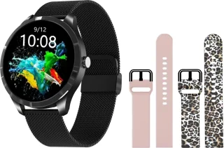 Belesy Q9 Pro Smartwatch Unisex Zwart Staal 1.28 inch
