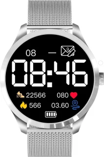 Belesy Q9 Pro Smartwatch Zilver Staal 1.28 inch