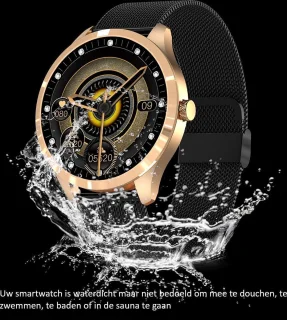 Belesy Q9 Pro Smartwatch Zilver Staal 1.28 inch