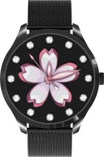 Belesy Q9 Pro Smartwatch Zwart Staal 1.28 inch