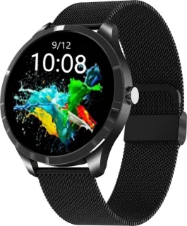 Belesy Q9 Pro Smartwatch Zwart Staal 1.28 inch