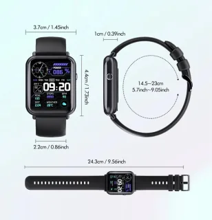 Belesy QUOTE Smartwatch Paars Goud 1.69 inch