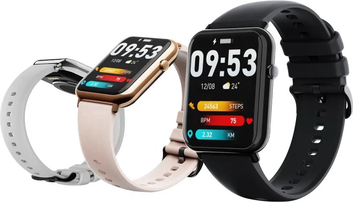 Belesy QUOTE Smartwatch Paars Goud 1.69 inch