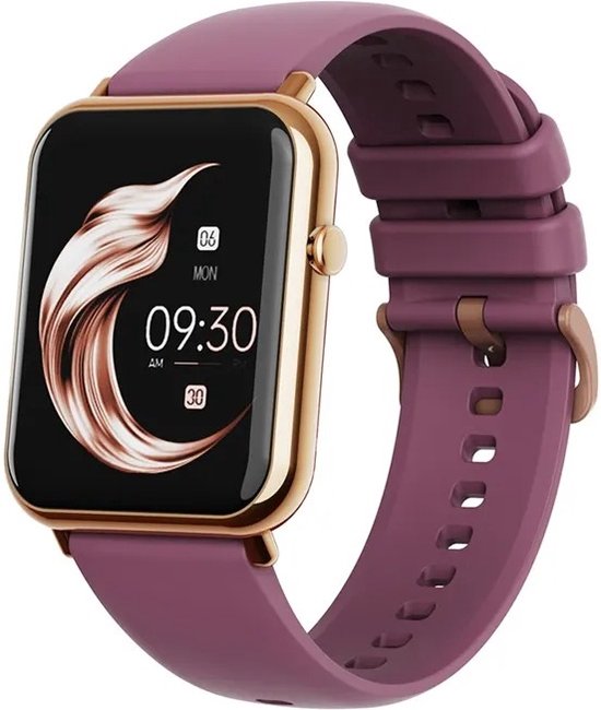 Belesy QUOTE Smartwatch Paars Goud 1.69 inch