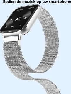 Belesy Retina X Smartwatch Zwart Siliconen 1.78 inch