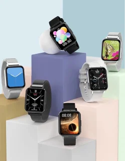 Belesy Retina X Smartwatch Zwart Siliconen 1.78 inch