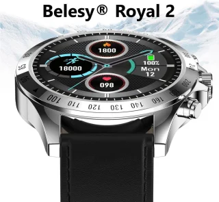 Belesy ROYAL 2 Smartwatch Goud Leer