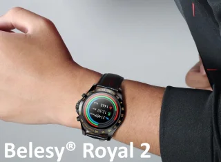 Belesy ROYAL 2 Smartwatch Goud Leer