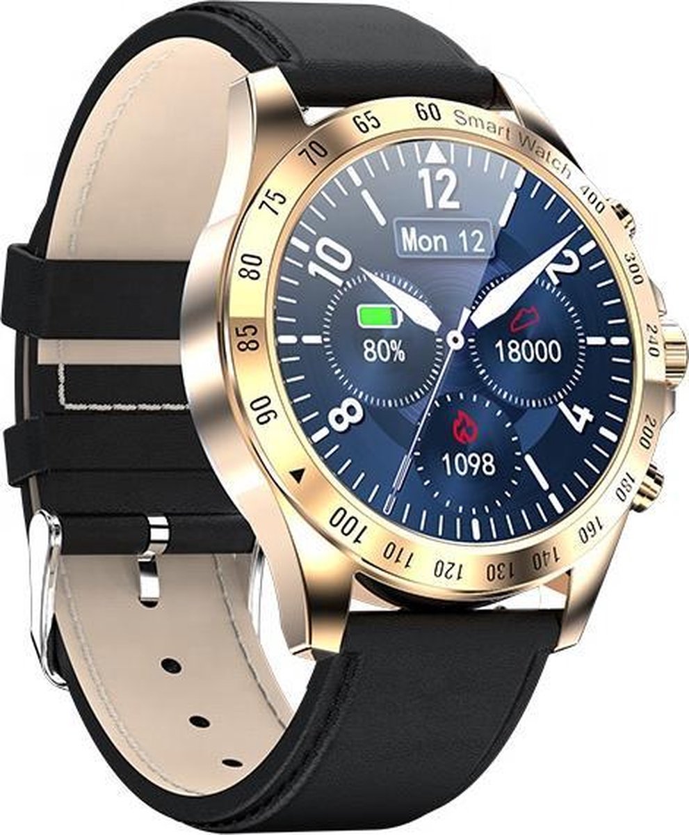 Wat vinden we goed aan de Belesy ROYAL 2 Smartwatch Goud Leer