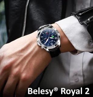 Belesy ROYAL 2 Smartwatch Goud Leer