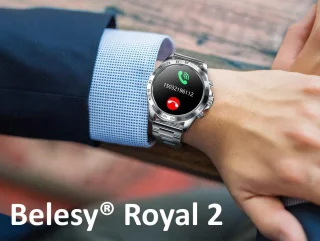 Belesy ROYAL 2 Smartwatch Goud Leer