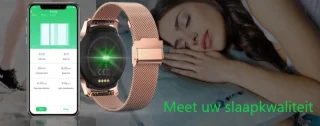 Belesy SMART Smartwatch Goud Staal 1.3 inch