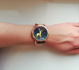 Belesy SMART Smartwatch Roségoud Staal 1.3 inch